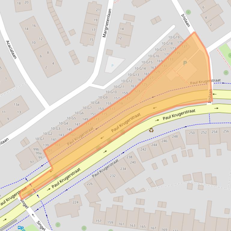 Kaart van postcodegebied 4382MC.
