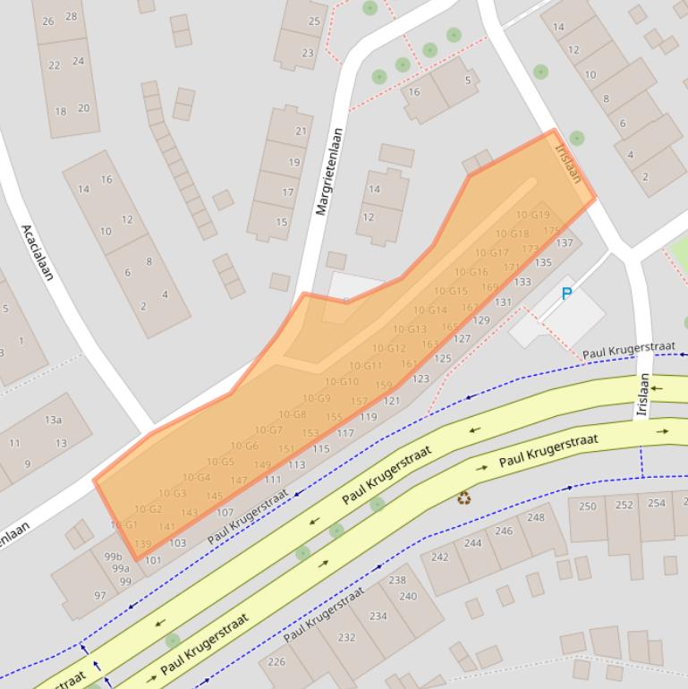 Kaart van postcodegebied 4382MD.