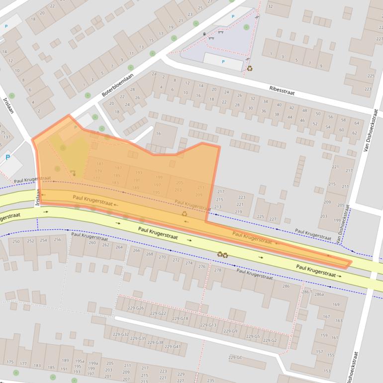Kaart van postcodegebied 4382ME.