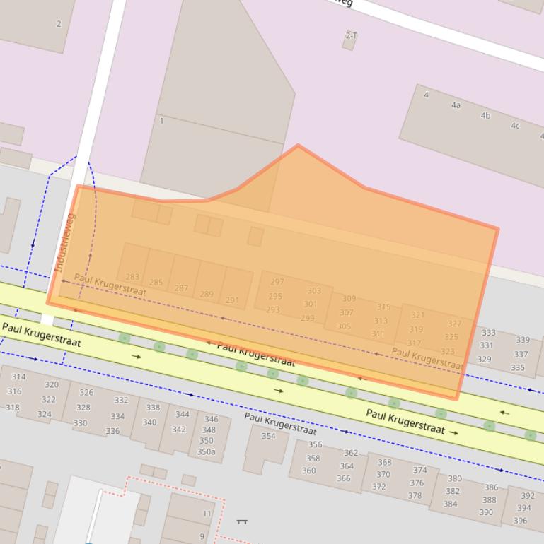 Kaart van postcodegebied 4382MJ.
