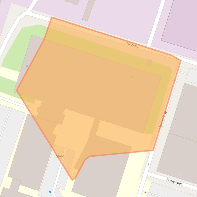 Kaart van postcodegebied 4382NT.