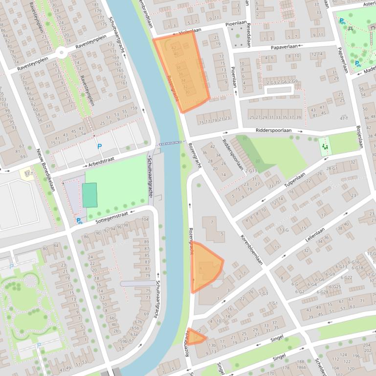 Kaart van postcodegebied 4382PA.