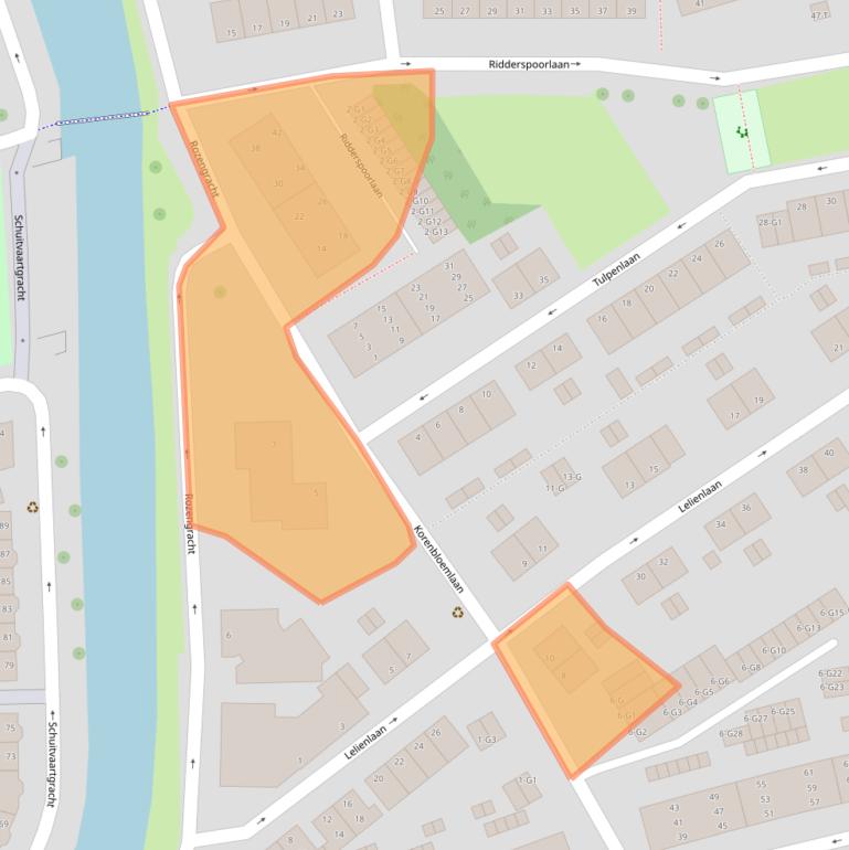 Kaart van postcodegebied 4382PD.