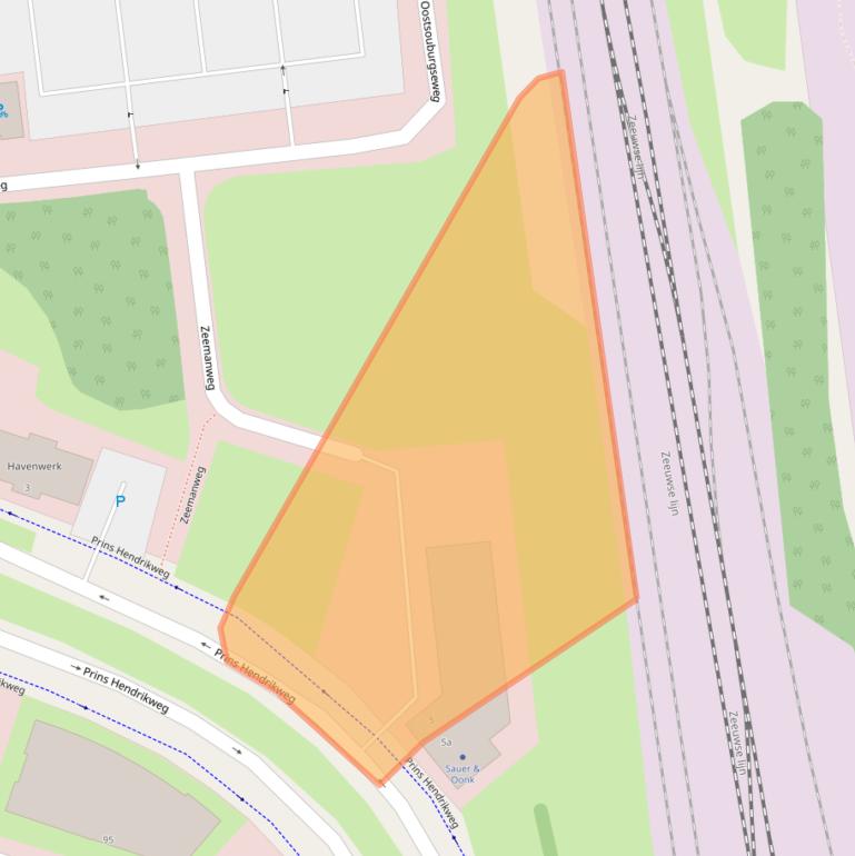 Kaart van postcodegebied 4382PP.