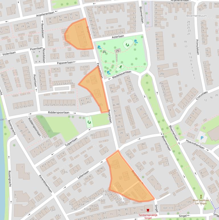 Kaart van postcodegebied 4382PS.