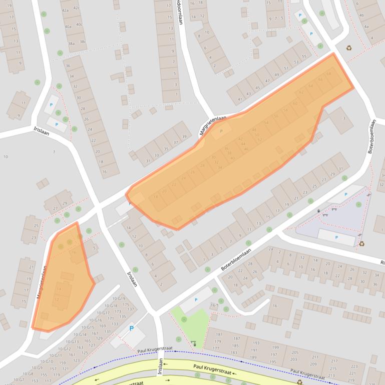 Kaart van postcodegebied 4382TH.