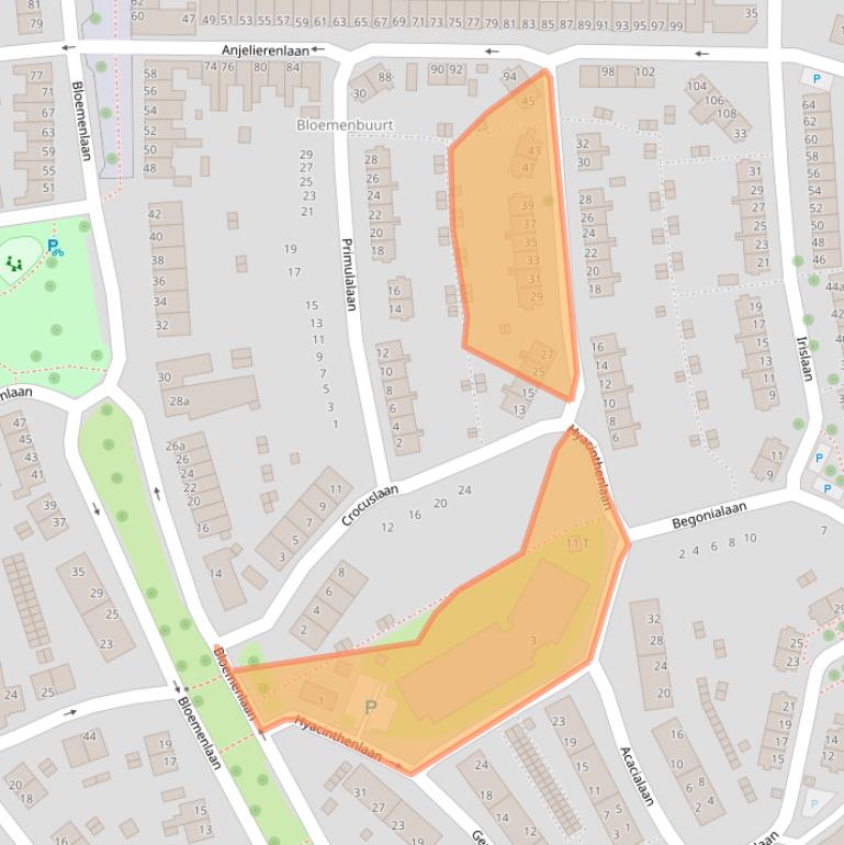 Kaart van postcodegebied 4382TS.