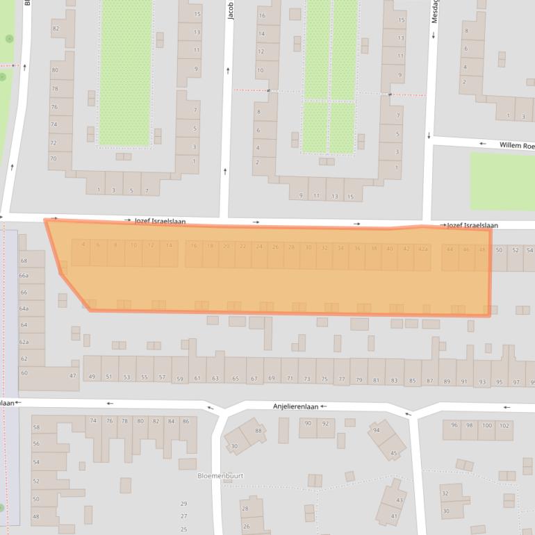 Kaart van postcodegebied 4382VM.
