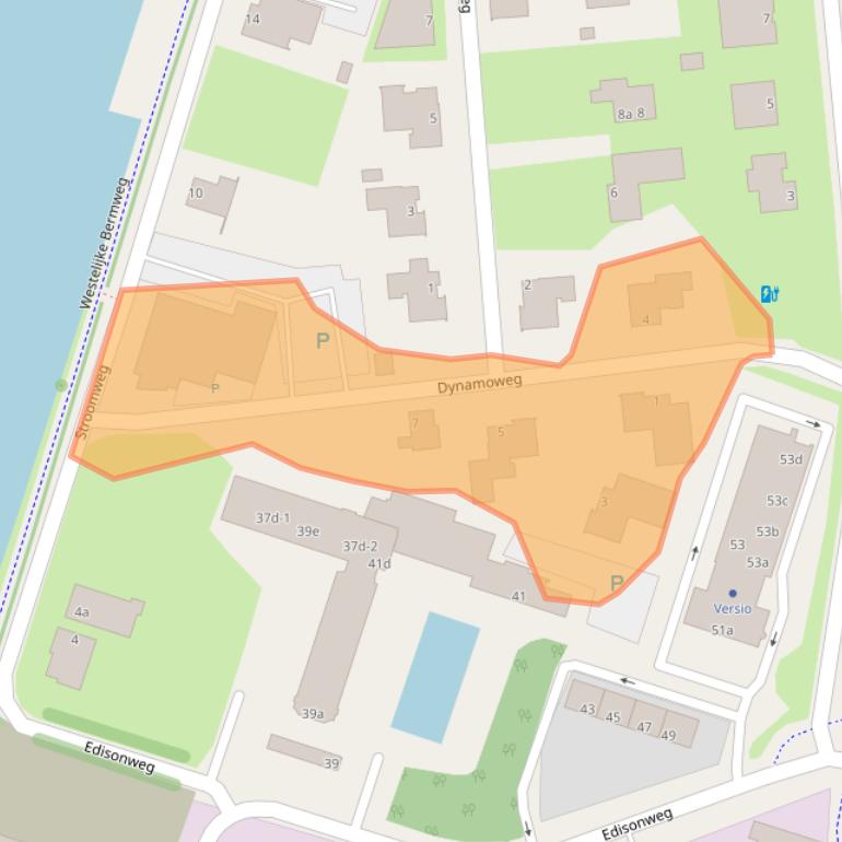 Kaart van postcodegebied 4382WZ.