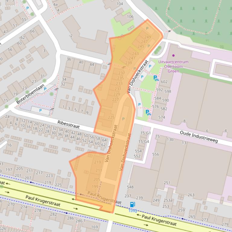 Kaart van postcodegebied 4382XR.