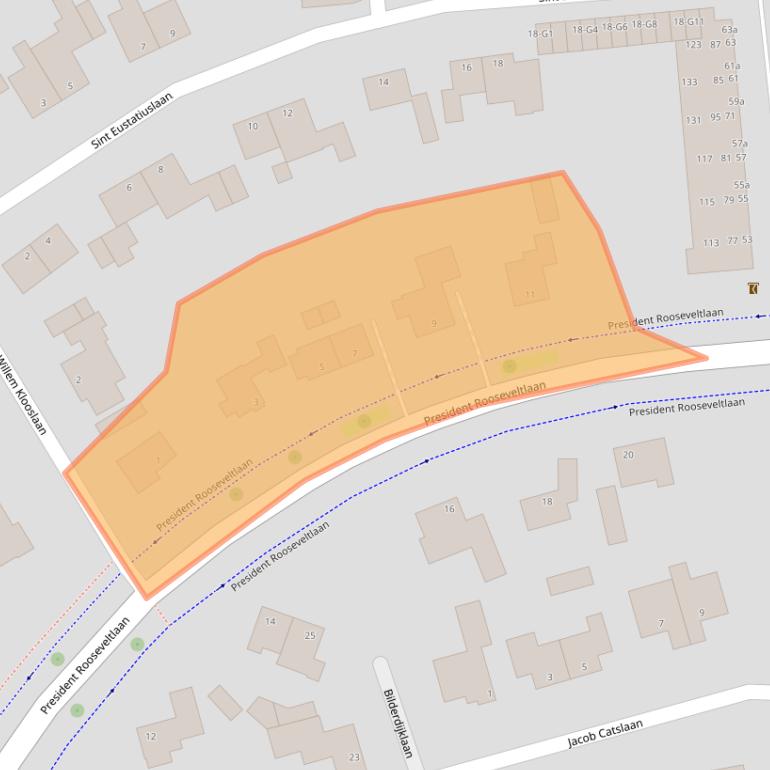 Kaart van postcodegebied 4383AA.