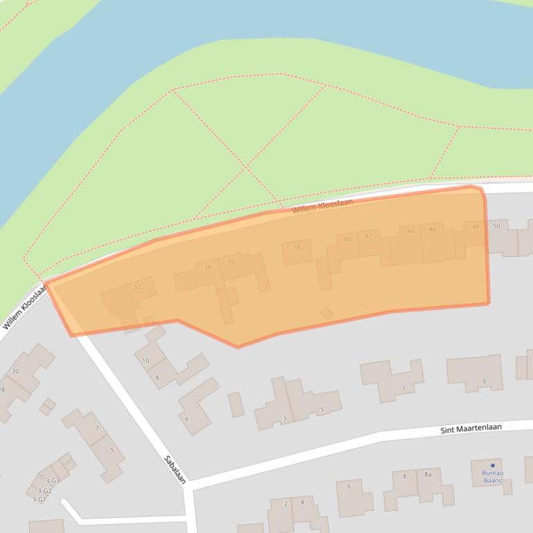 Kaart van postcodegebied 4383AV.