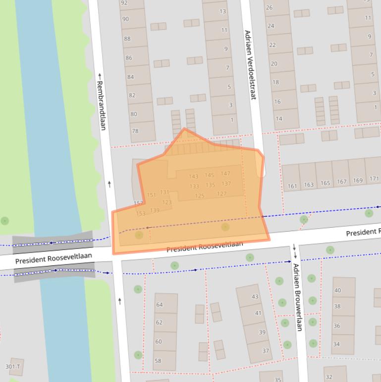 Kaart van postcodegebied 4383SB.