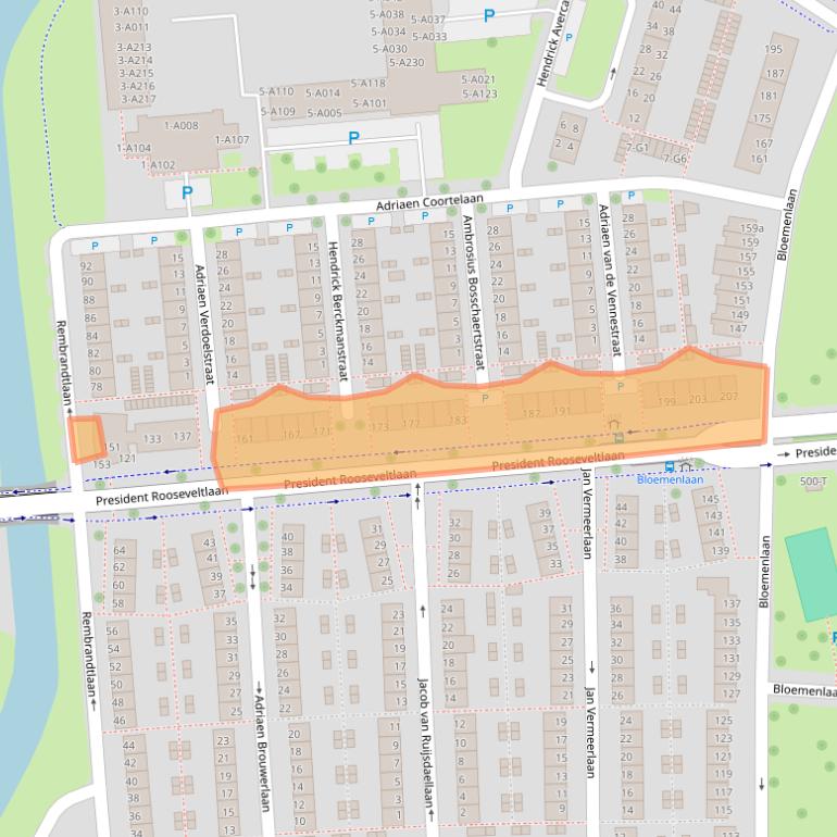 Kaart van postcodegebied 4383SC.