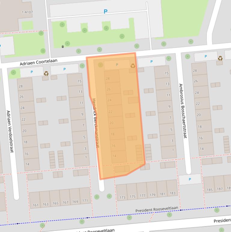 Kaart van postcodegebied 4383SK.