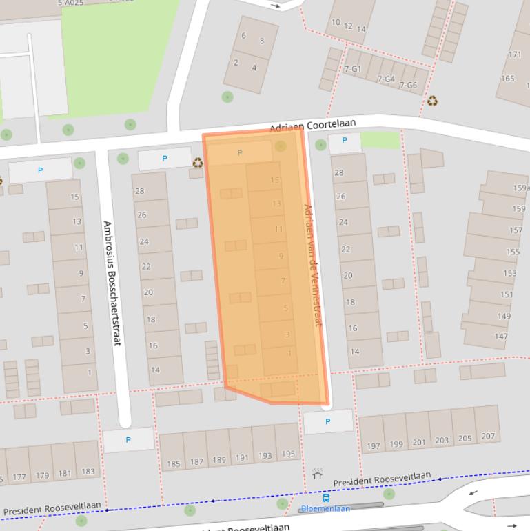 Kaart van postcodegebied 4383SN.