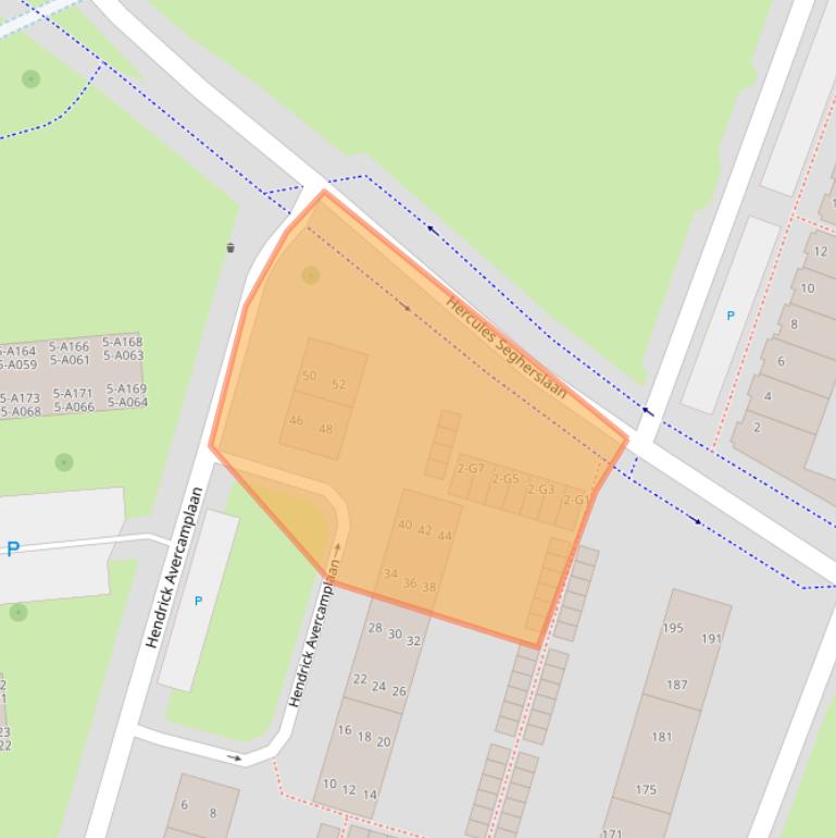 Kaart van postcodegebied 4383TB.