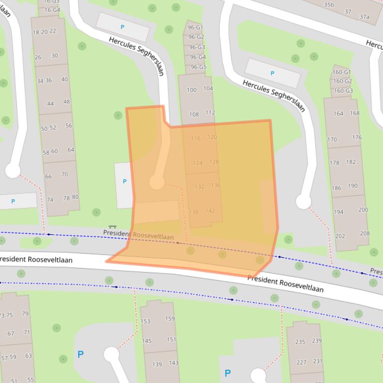 Kaart van postcodegebied 4383VM.