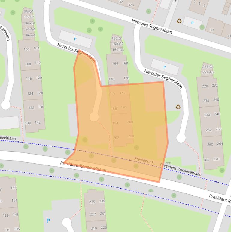 Kaart van postcodegebied 4383VP.