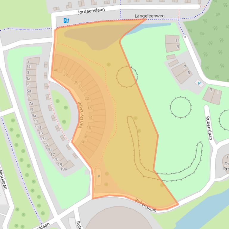 Kaart van postcodegebied 4383WK.