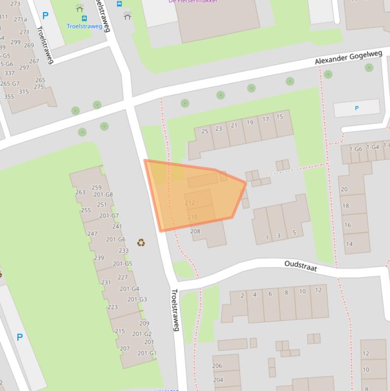 Kaart van postcodegebied 4384AS.