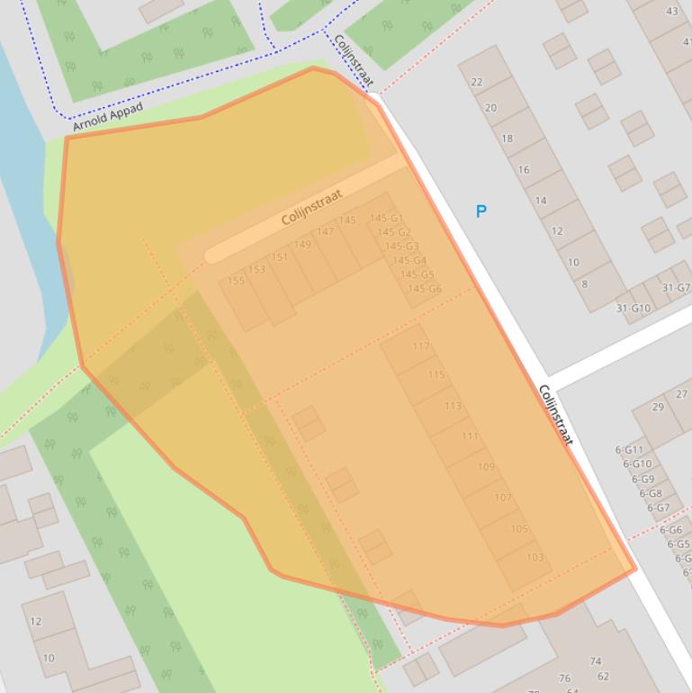 Kaart van postcodegebied 4384EL.