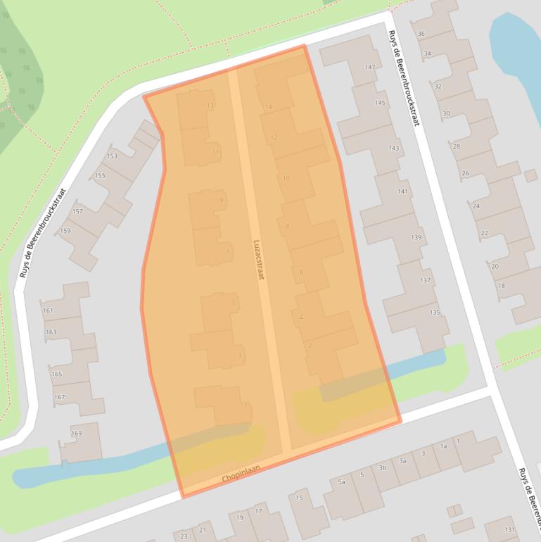 Kaart van postcodegebied 4384EW.