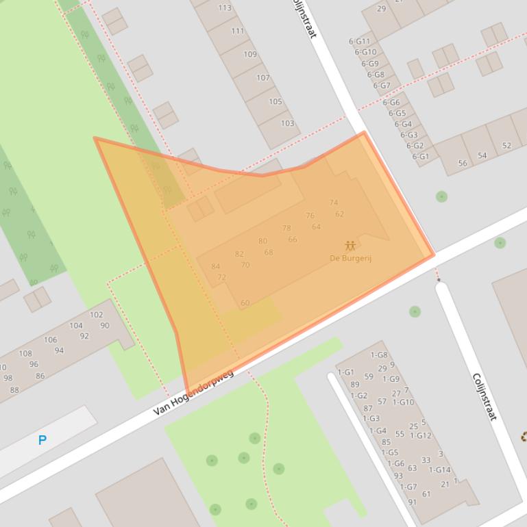 Kaart van postcodegebied 4384HA.