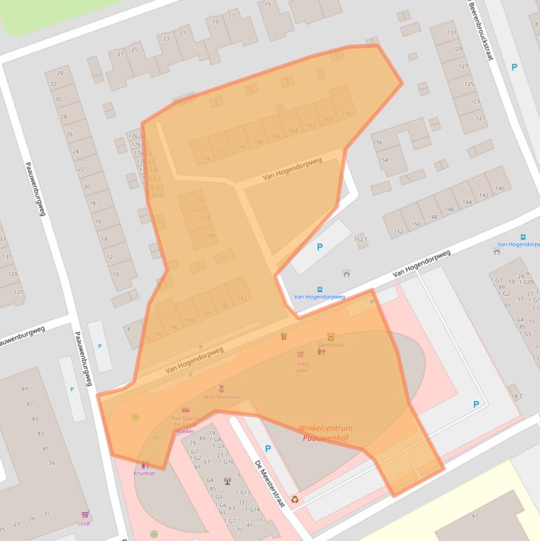 Kaart van postcodegebied 4384HD.