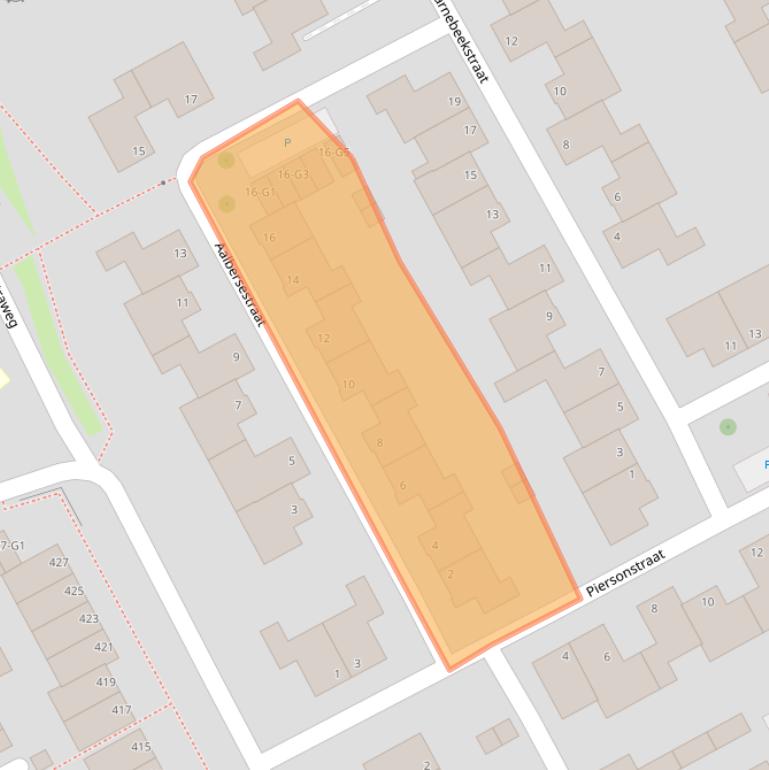 Kaart van postcodegebied 4384HL.