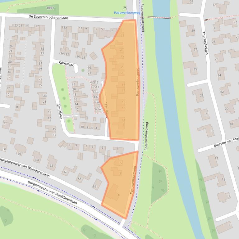 Kaart van postcodegebied 4384JA.