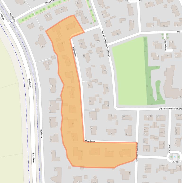 Kaart van postcodegebied 4384KP.