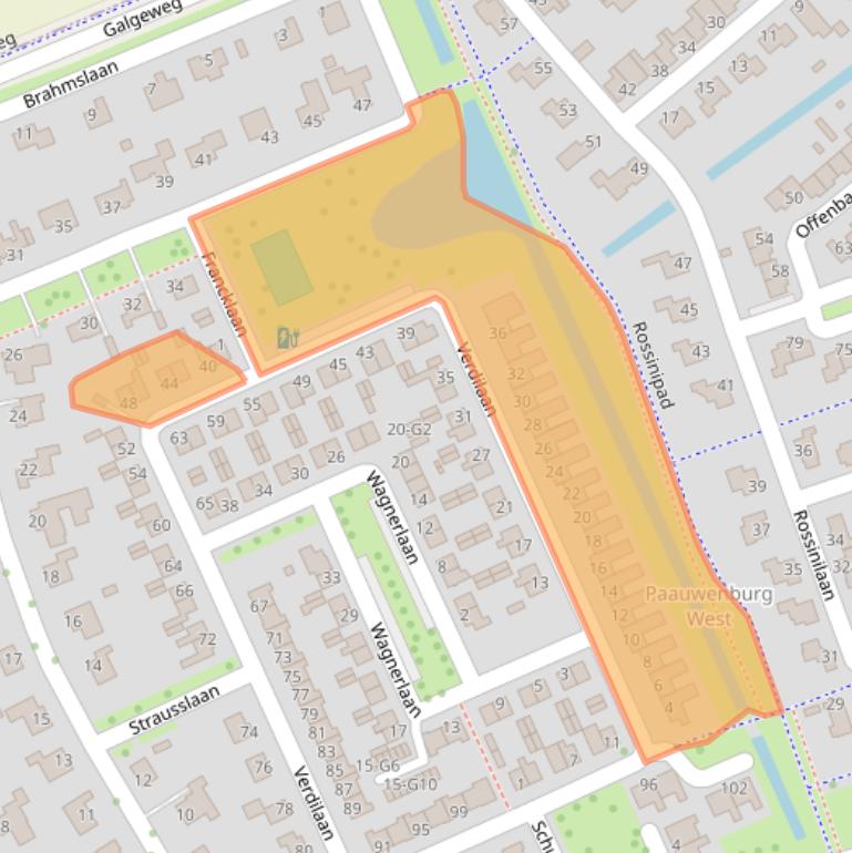 Kaart van postcodegebied 4384LE.