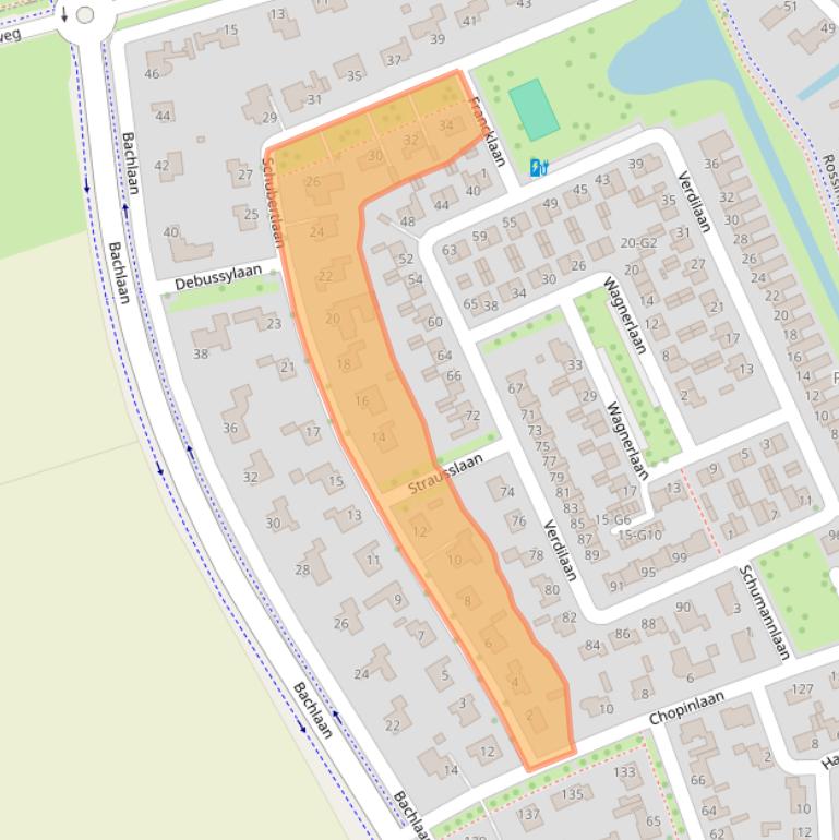 Kaart van postcodegebied 4384LN.