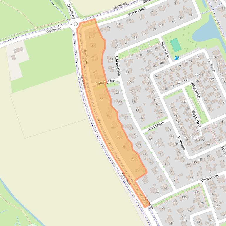 Kaart van postcodegebied 4384LS.