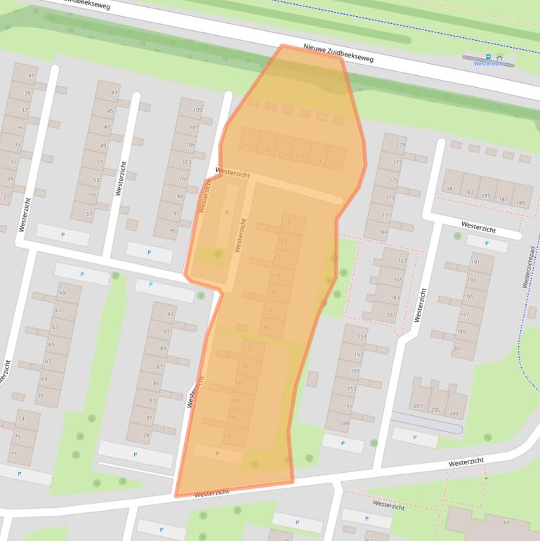 Kaart van postcodegebied 4385AD.