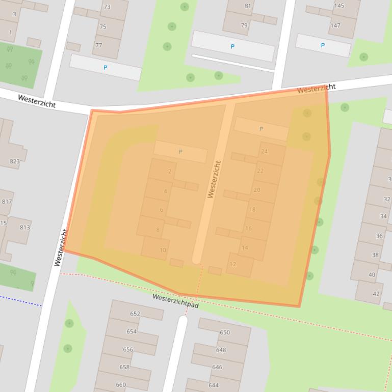 Kaart van postcodegebied 4385AL.
