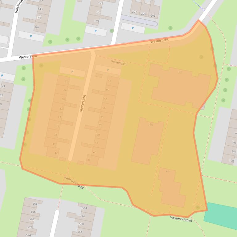 Kaart van postcodegebied 4385AM.
