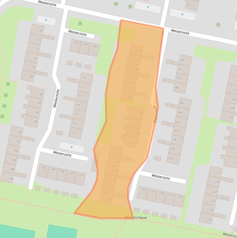 Kaart van postcodegebied 4385AR.