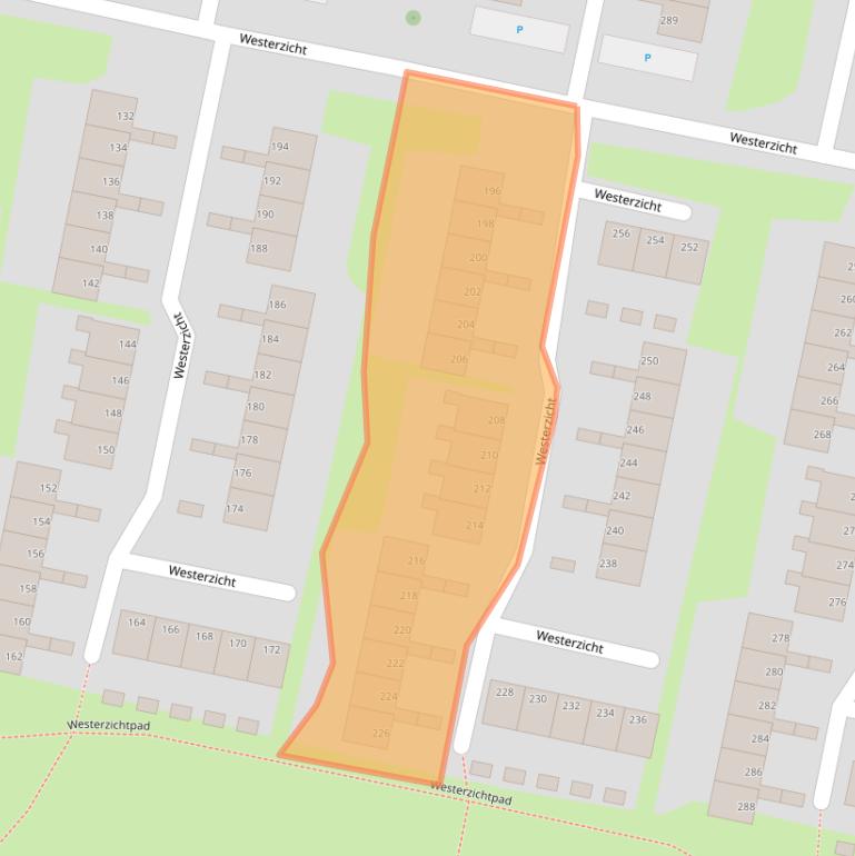 Kaart van postcodegebied 4385AT.