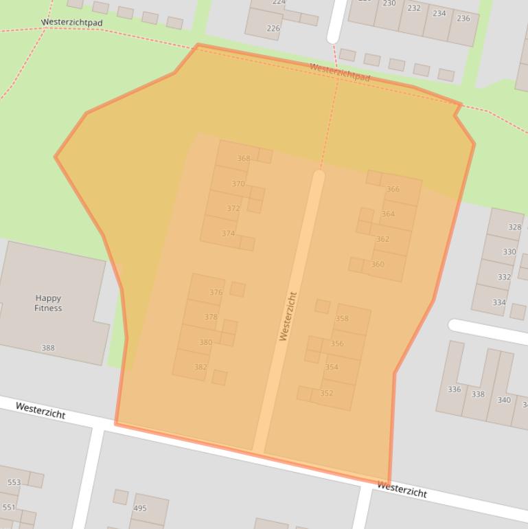 Kaart van postcodegebied 4385BM.