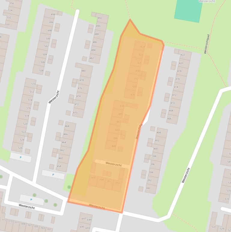 Kaart van postcodegebied 4385BP.