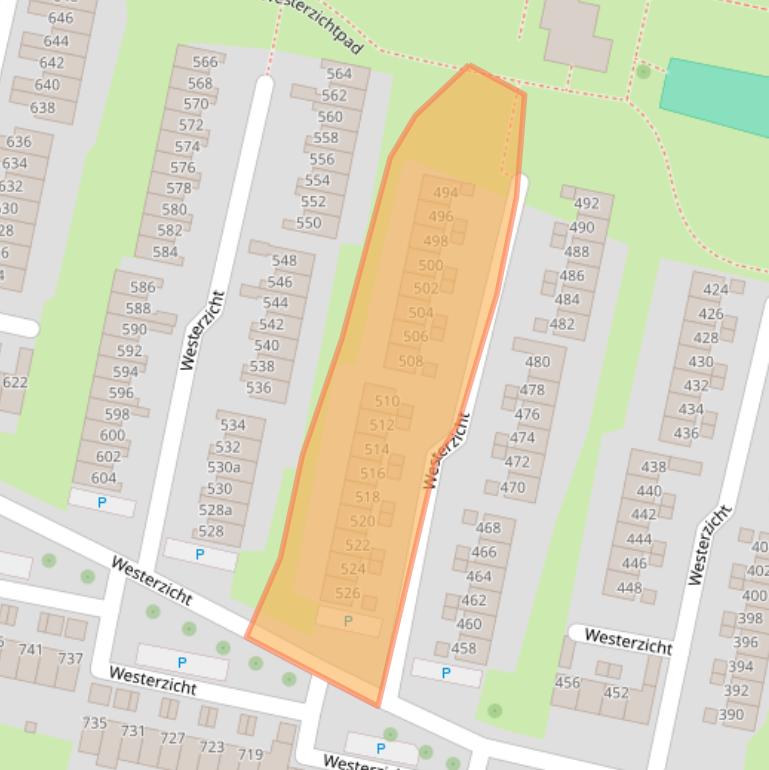 Kaart van postcodegebied 4385BS.