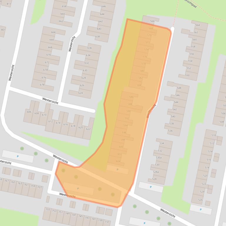 Kaart van postcodegebied 4385BV.