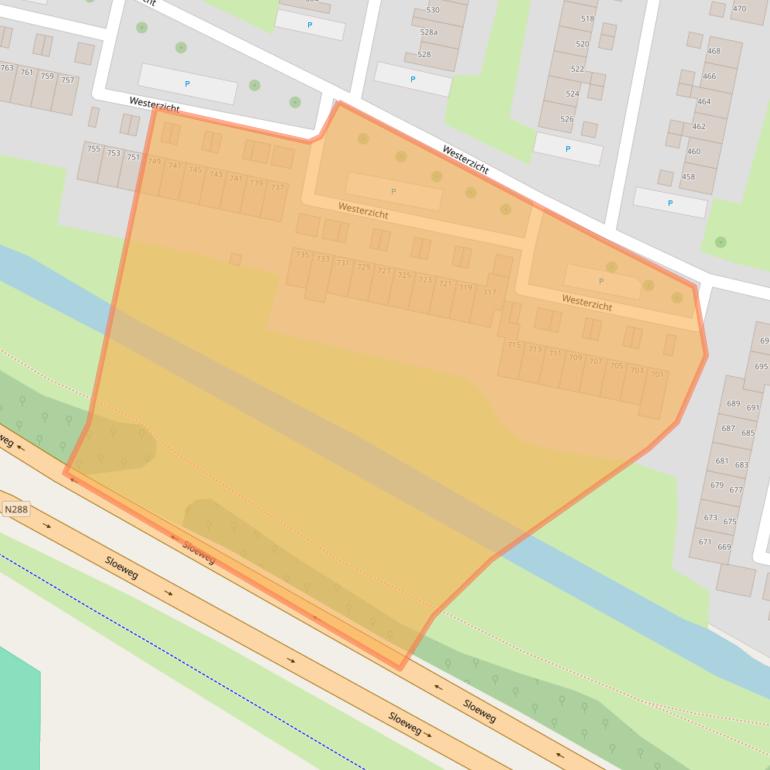 Kaart van postcodegebied 4385CD.