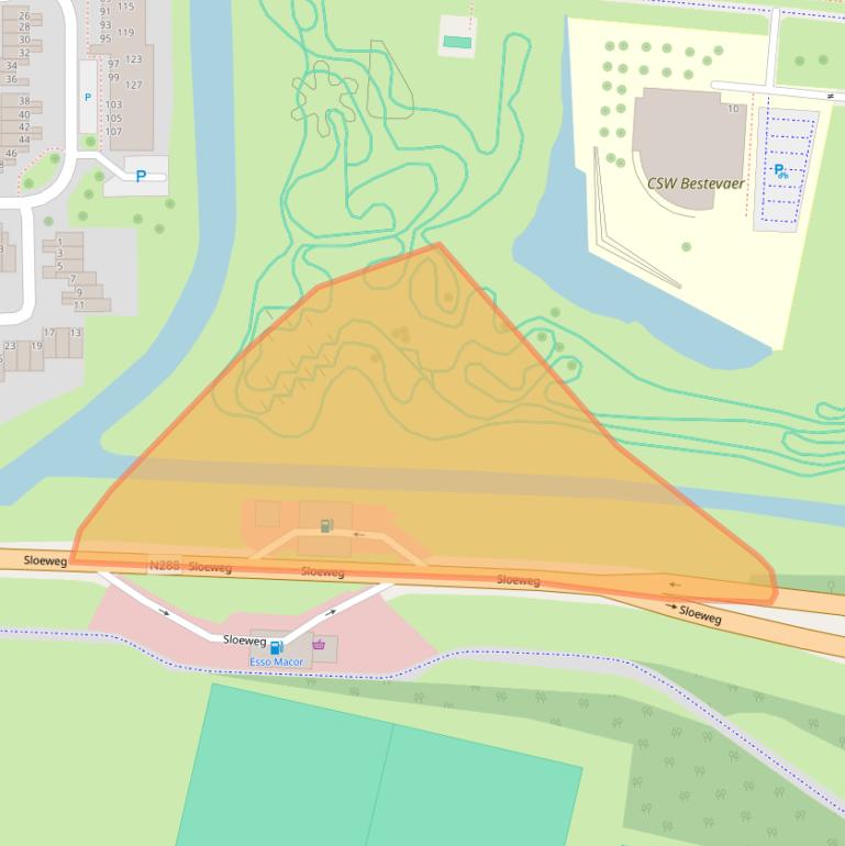 Kaart van postcodegebied 4385ES.