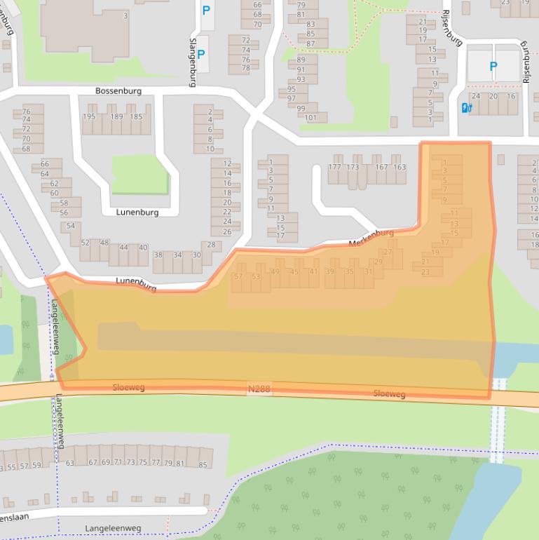 Kaart van postcodegebied 4385ET.