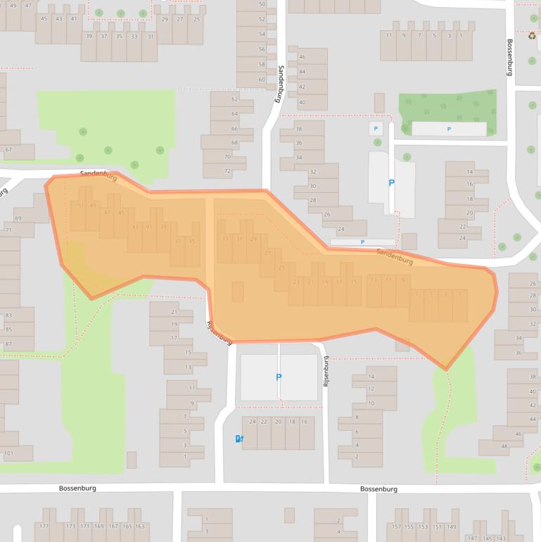 Kaart van postcodegebied 4385GC.