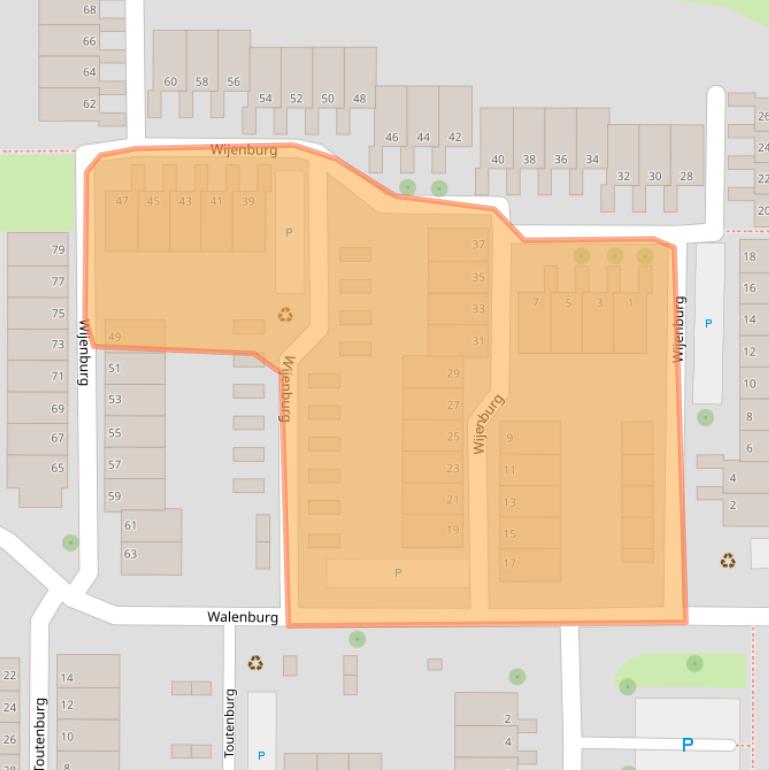 Kaart van postcodegebied 4385GS.