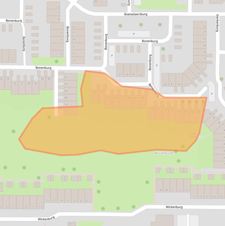 Kaart van postcodegebied 4385HL.